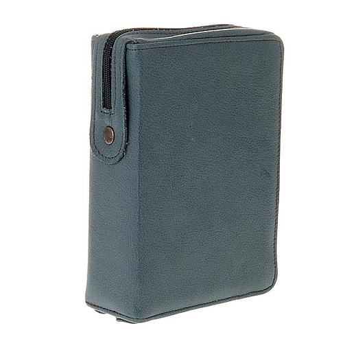 Bible cover in leather with zip fastener 8