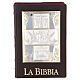Bible cover with The Resurrection silver plated plate s1