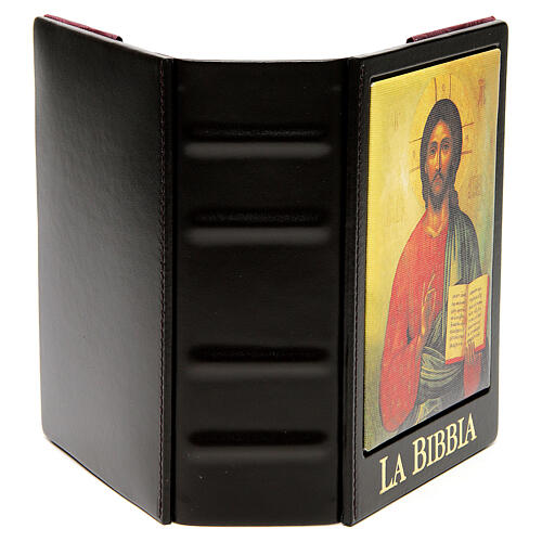 Real Leather Bible cover with icon 4
