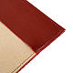 Bible cover in bordeaux leather s2