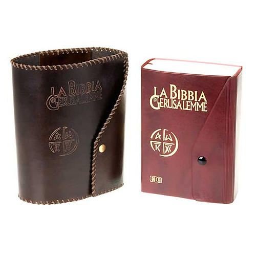 Leather slipcase for Bible of Jerusalem large size 3