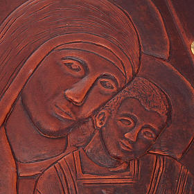 Deckel Bibel echte Leder Kristus Madonna mit Kind