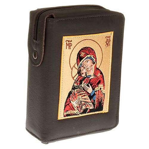 Einband fűr die Bibel von Jerusalem mit Abbildung der Madonna von Vladimir 1