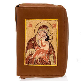 Einband fűr die Bibel von Jerusalem mit Abbildung der Madonna von Zärtlichkeit
