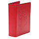 Mappe fűr die Bibel von Jerusalem aus rotem Leder mit IHS s4