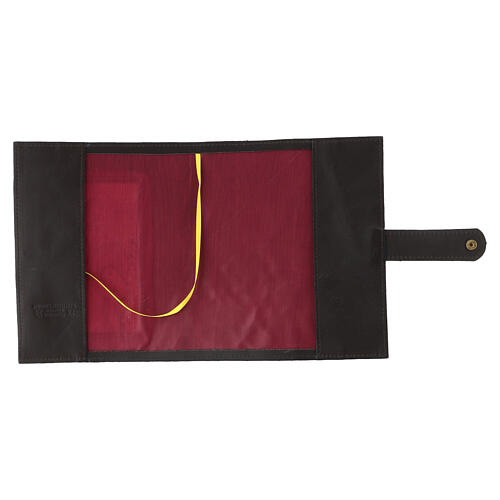 Custodia bibbia Gerusalemme testa di moro pelle S. Famiglia 3