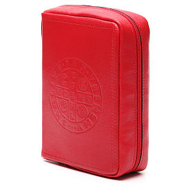 Custodie Bibbia Gerusalemme: Copertina B. Gerusalemme rossa S. Benedetto zip