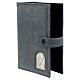 Jerusalem Bible Cover in grey suede s2