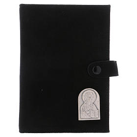 Custodie Bibbia Gerusalemme: Copertina Bibbia Gerusalemme pelle scamosciata nero