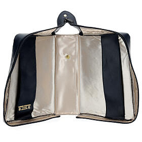 Couverture cuir véritable bleu Nouvelle Bible San Paolo 2020 s4