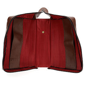 Couverture cuir véritable marron Nouvelle Bible San Paolo 2020 s4