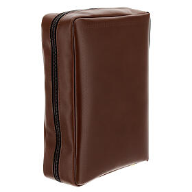 Custodia pelle vegetale marrone Nuova Bibbia San Paolo 2020 s4