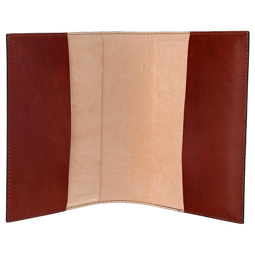 Funda Biblia Jerusalén Pantocrátor Madonna de la Ternura marrón 4