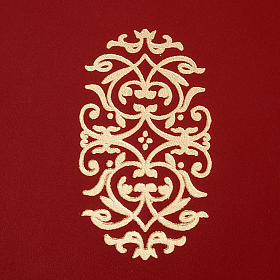 Folder for sacred rites in red leather