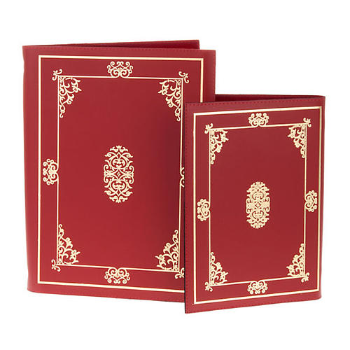 Folder for Sacred Rites in Red Leather 1
