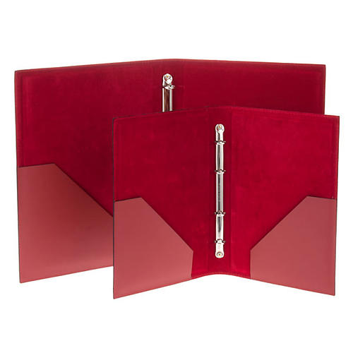 Folder for Sacred Rites in Red Leather 5