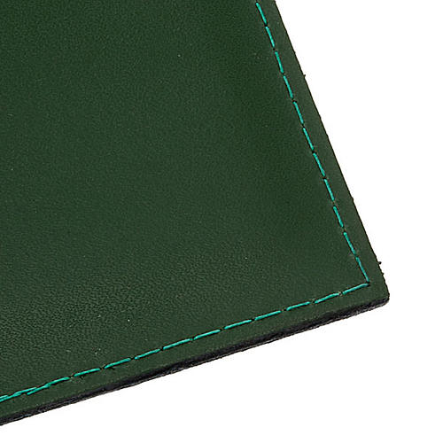 Folder for sacred rites in green leather 3