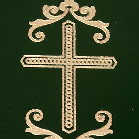 Capa rituais litúrgicos em couro verde