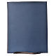 Folder for sacred rites in blue leather, hot pressed cross Bethleem, A4 size s2