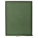 Folder for sacred rites in green leather, hot pressed cross Bethleem, A4 size s2