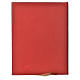 Folder for sacred rites in red leather, hot pressed lamb Bethleem, A4 size s2