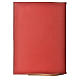 Folder for sacred rites in red leather, hot pressed golden lamb Bethleem, A5 size s2