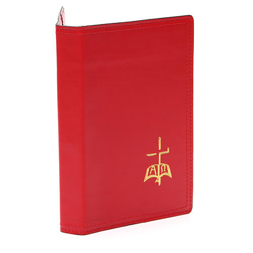 Red Leather Slip Cover Case for Sacred Rites A5 size 4