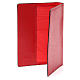 Red Leather Slip Cover Case for Sacred Rites A5 size s3