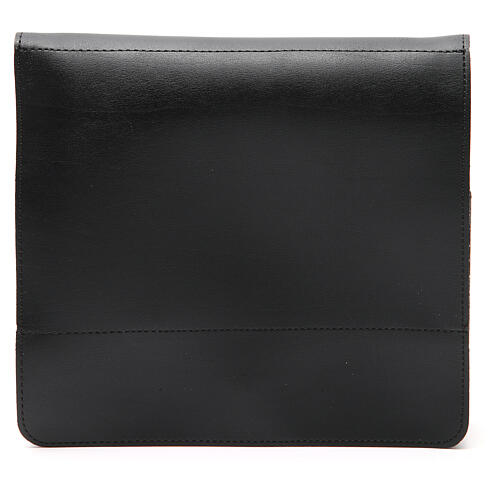 Gesangbuchtasche aus schwarzem Kunstleder 1