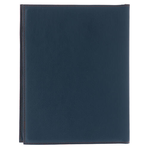 Capa livro rituais litúrgicos formato A5 azul escuro cruz cóptica impressa Belém 4