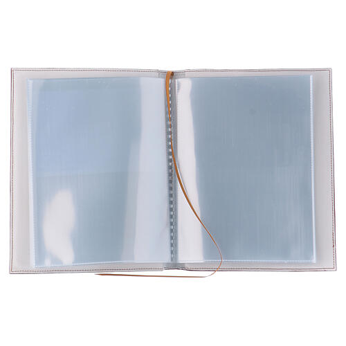 Etui na księgę liturgiczną A5, białe ze złotą gwiazdą 3