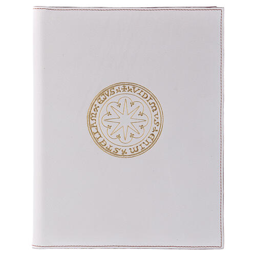 Sacred rites folder white gold star A5 Bethlèem 1