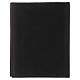 Pokrowiec na księgę liturgiczną A5, czarny z krzyżem rzymskim w srebrnym wykończeniu, Bethlèem s4