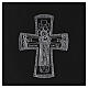 Capa livro rituais litúrgicos formato A5 preta cruz romana prateada Belém s2