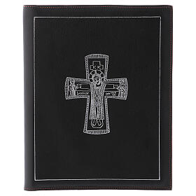 Sacred rites folder silver Roman cross black A5 Bethlèem 