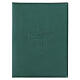 Funda para ritos formato A4 verde cruz romana natural Belén s5