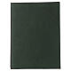 Etui na księgę liturgiczną A4, zielone, z krzyżem rzymskim, skóra naturalna s4