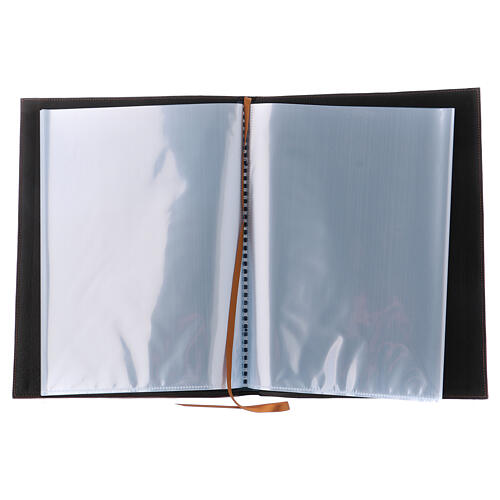 Etui na księgi liturgiczne, A4, czerwone, krzyż rzymski w złocie 8