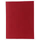 Etui na księgi liturgiczne, A4, czerwone, krzyż rzymski w złocie s4