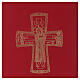 Capa livro rituais litúrgicos formato A4 vermelha cruz romana dourada Belém s2