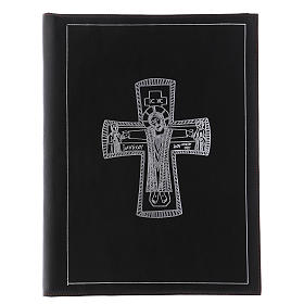 Funda para ritos formato A4 negra cruz romana plateada Belén