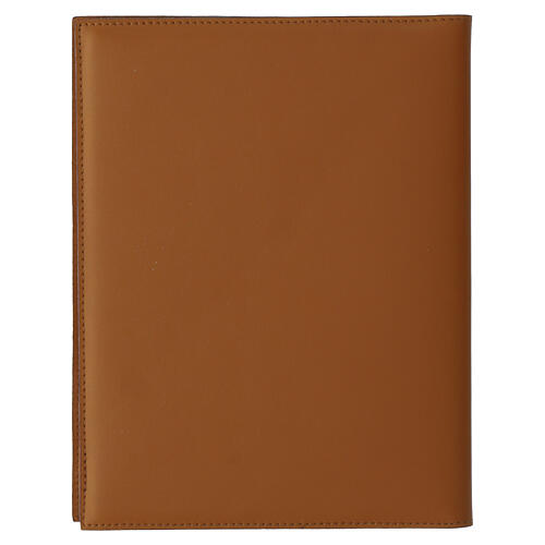 Funda para ritos CUERO VERDADERO A5 decoración cruz Monjes Belén 5
