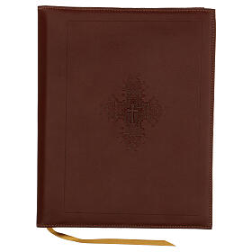 Okładka na księgi liturgiczne, A5, z dekoracją krzyża