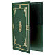 Folder for sacred rites in green leather with gold decoration s3