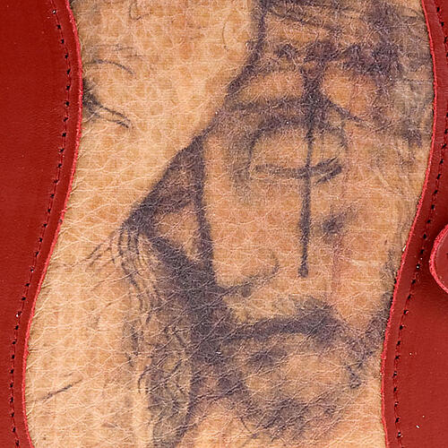 Burgunderroter neukatechetischerEinband mit Christus-Gesicht 4