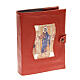 Roter neukatechetischer Einband mit Christus Pantokrator s1