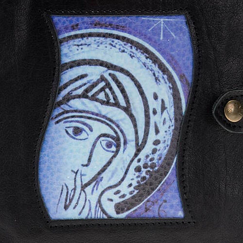Schwarzer neukatechetischer Einband mit Jungfrau Maria 2