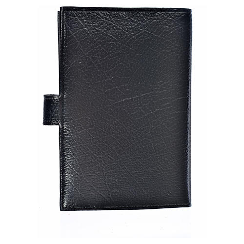 Funda Biblia CEE grande simil cuero Cristo Libro negro 2