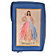 Custodia Bib. Jes. Letra gra. SPAGNA blu similp Divina Misericordia s1