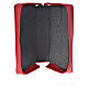 Custodia Bib. Jes. Letra gra. SPAGNA bordeaux pelle Madonna Kiko s3